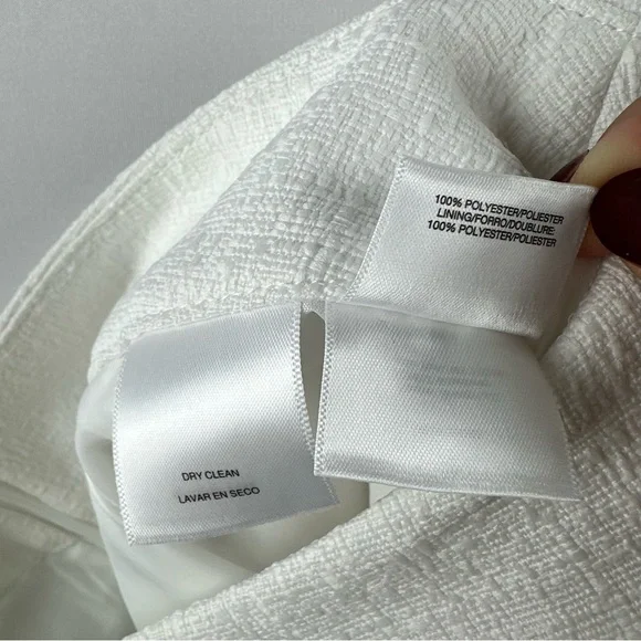 LE SUIT Women Tweed Square Neck Button Front Jacket and Slim Skirt Set Petite - Picture 7 of 16